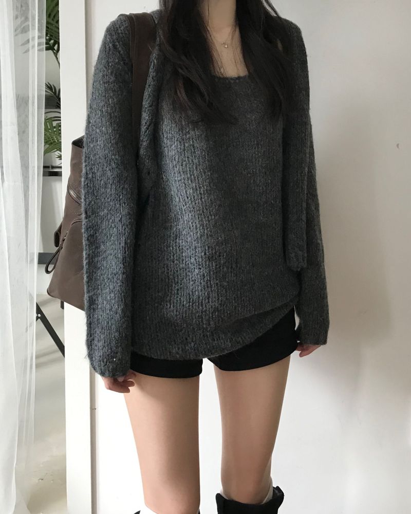 Knit Cardigan Set (3 colors)