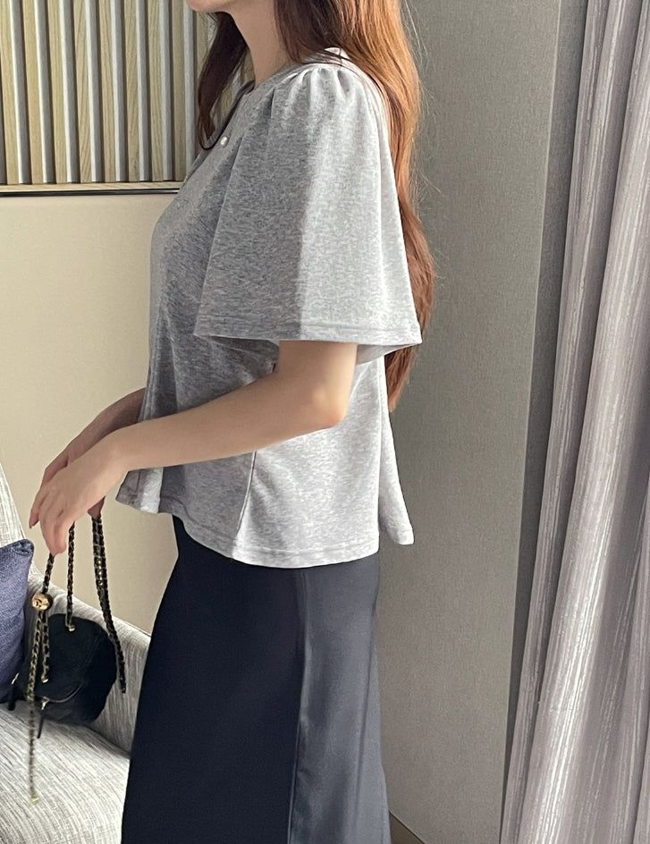 Moang Cut Puff Flare T-Shirt