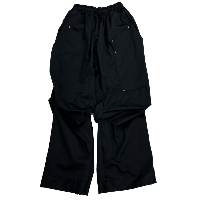 hammer cotton pintuck pants