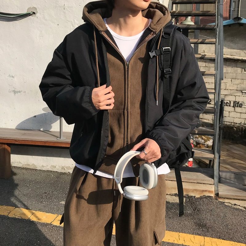 [SET] LMN Sturbo Corduroy Hooded Zip-Up + Cargo Pants (5 colors)