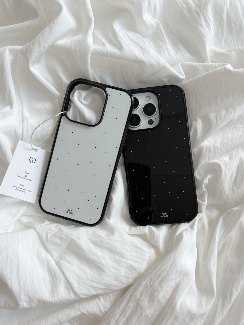 snowing phone case (ivory) 