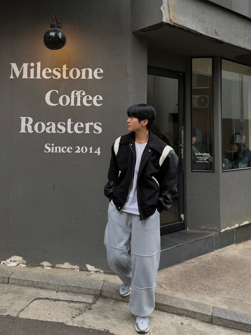 Tus rivet fleece sweat pants