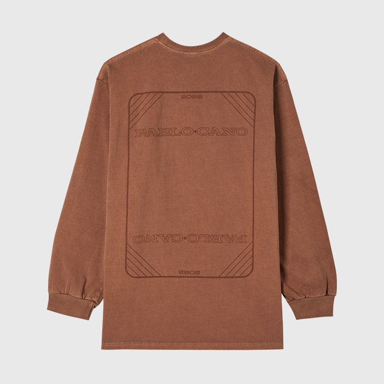 PABLO CANO BROWN LOOSE LS TSHIRT