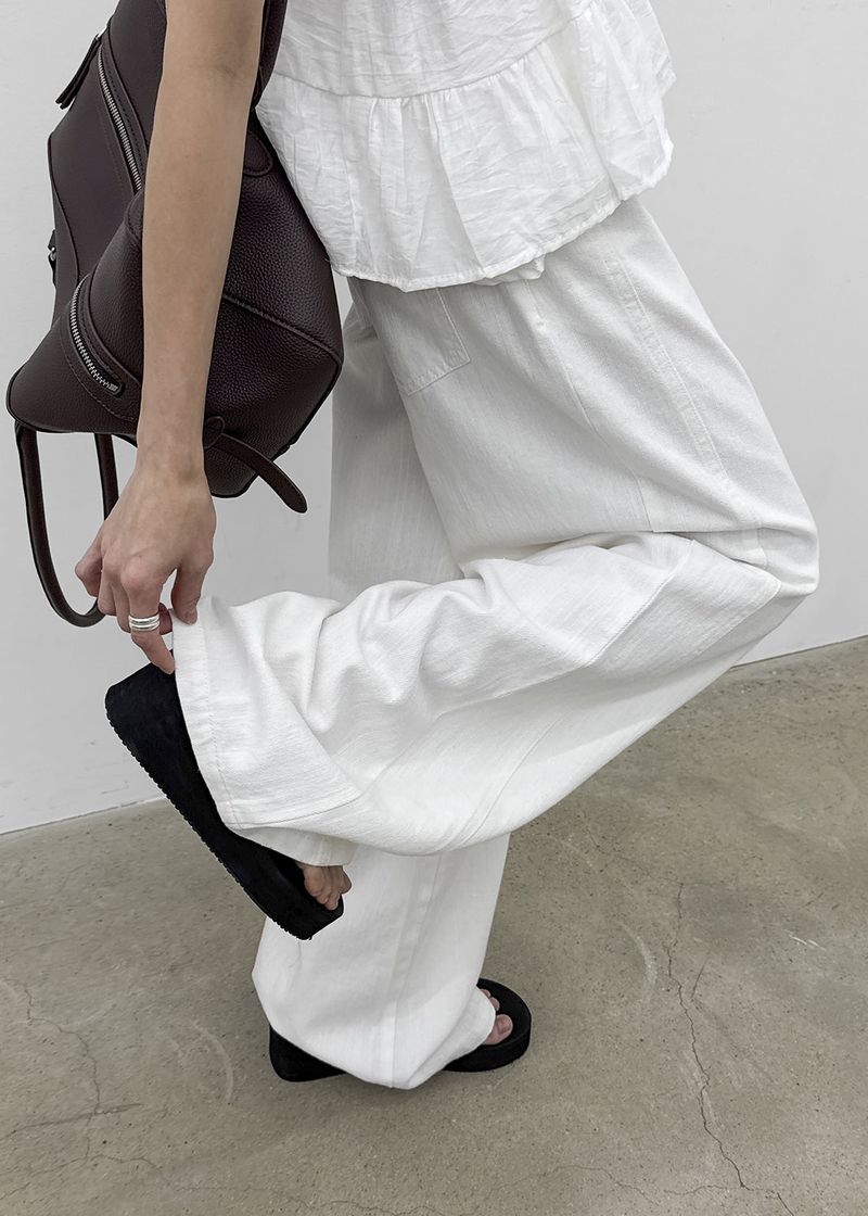 [MADE] Vuel Linen-Like Wide Pants