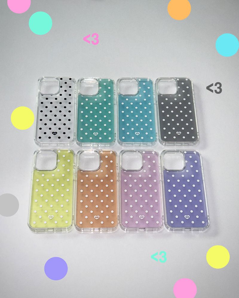 DOT JELLY Gel Hard Slim Phone Case - Gray