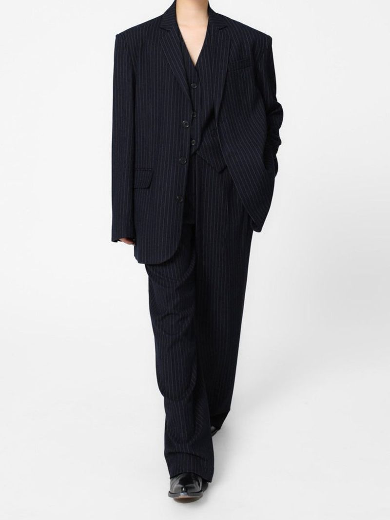 PAPERMOON PIN STRIPE BLAZER JACKET