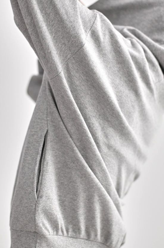 Off wide ribbed hoodie