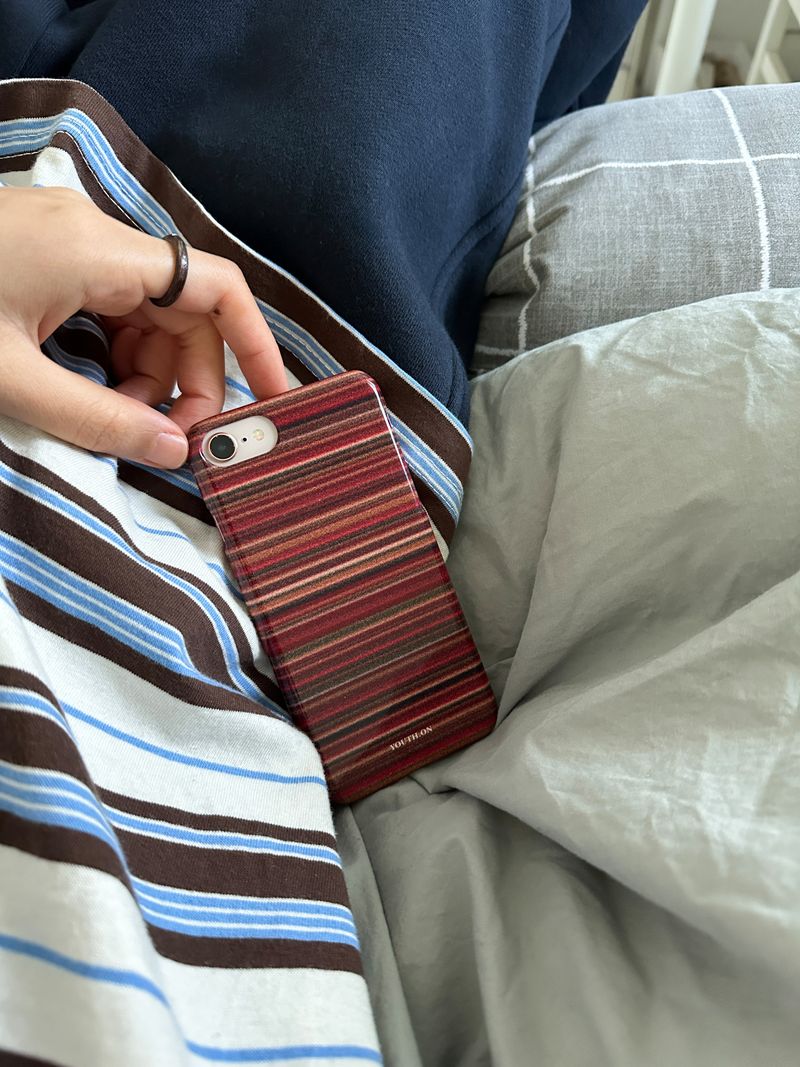 Wool stripe case (epoxy)