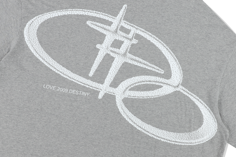 WIDE FIT SHINING LOGO TEE SHIRT