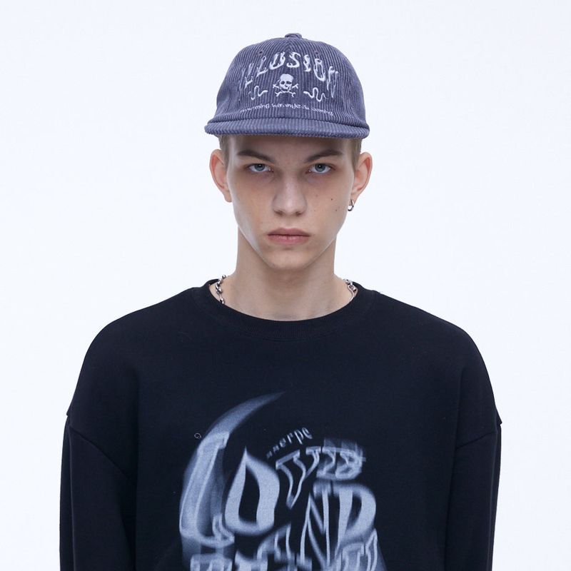 Illusion Corduroy Cap Grey