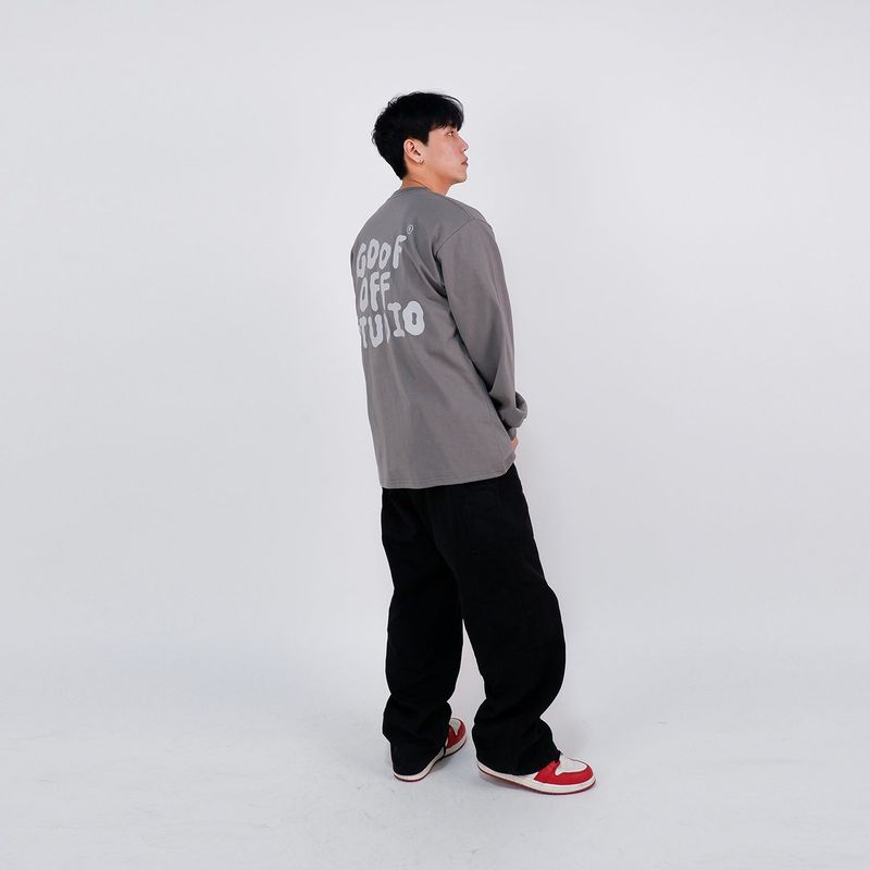 GF MAIN LOGO LONGSLEEVE - ( DEEP GRAY )