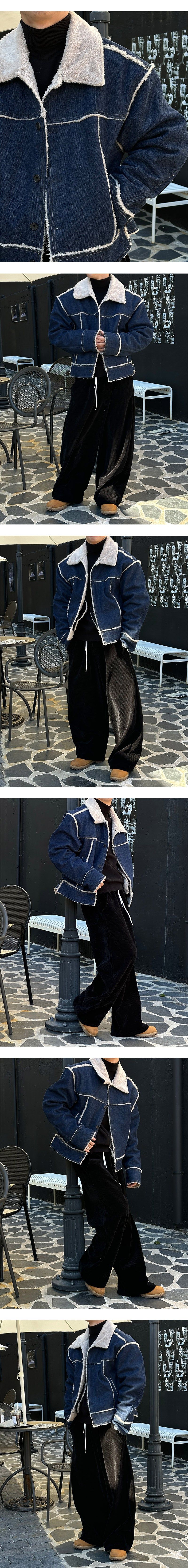 [F/W] Cutting denim overfit mustang(2color)