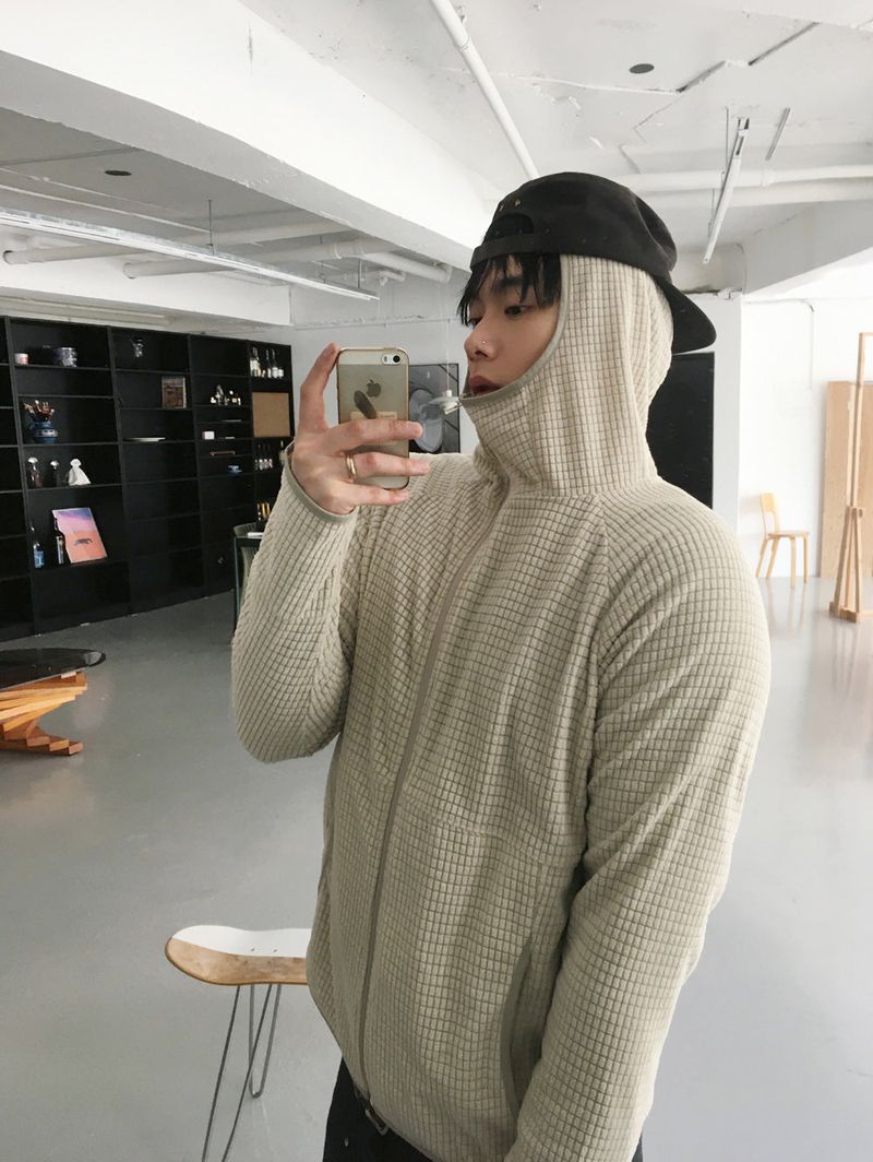 No.1594 G diagonal ZIP-UP (4color)