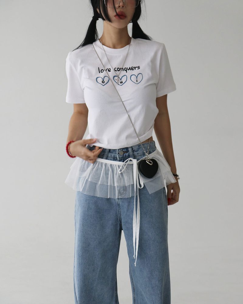 Heart mirror Keyring and Long Necris