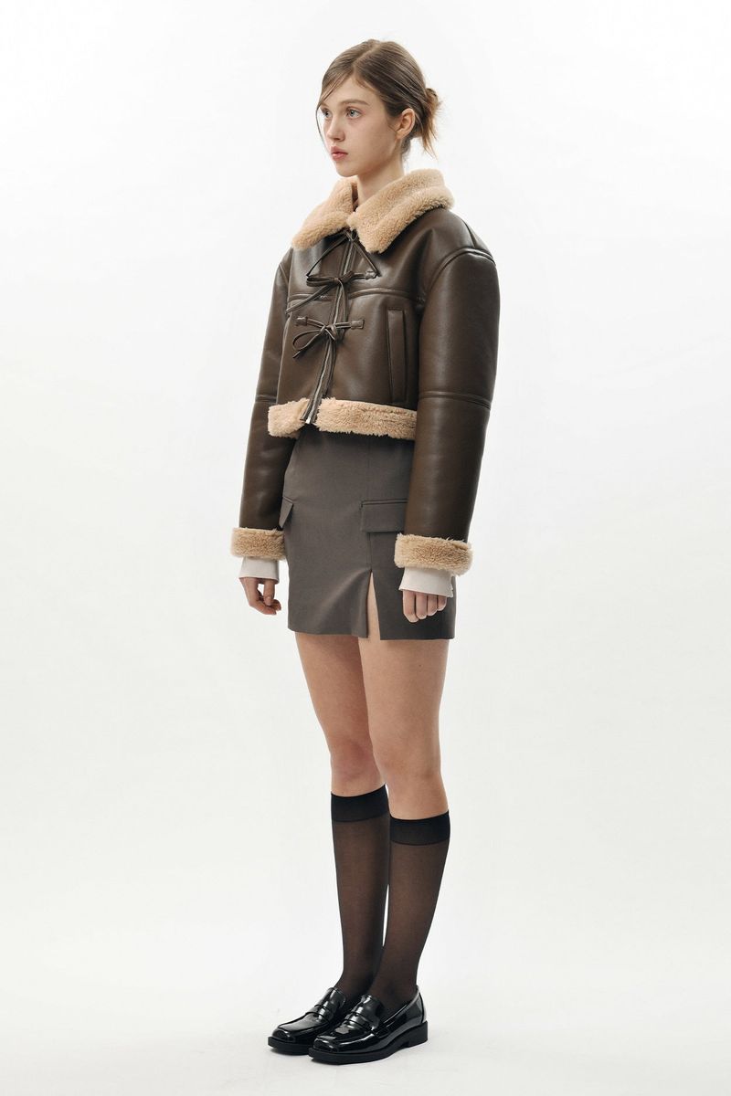 LUCY MUSTANG JACKET brown