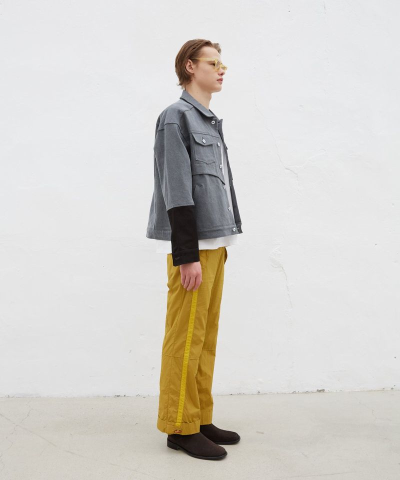 SPLICED OVER DENIM JACKET