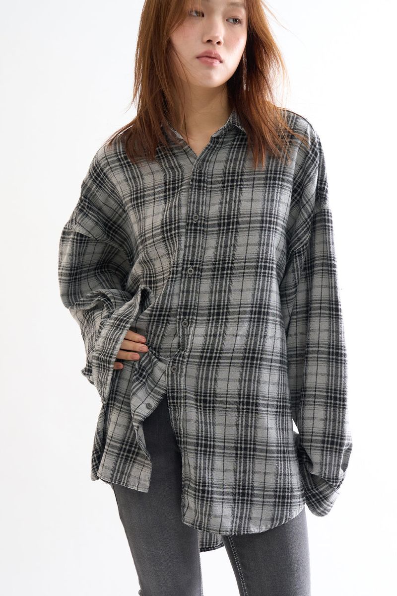 Raucohouse（ラウコハウス）の「Arlo warm flannel check shirt（Tops）」