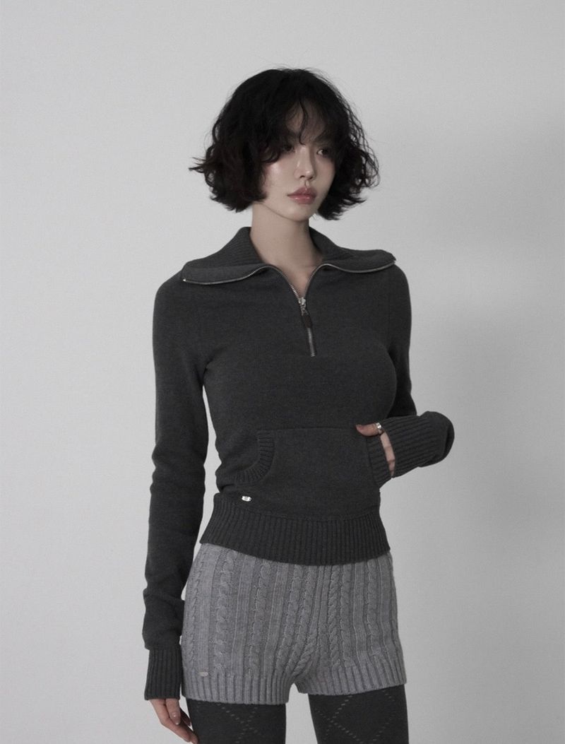 PALEJADE(ペールジェイド)の「Cable Micro Knit Shorts(Pants)」