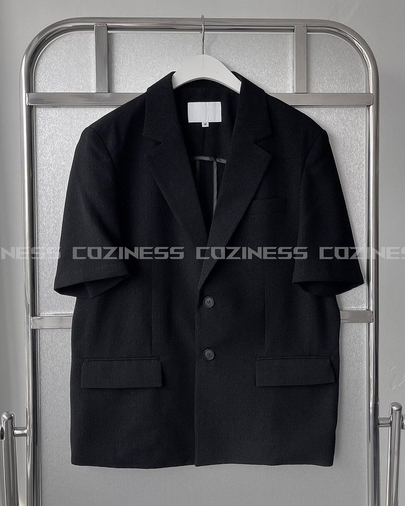 CR Slow Linen Half Sleeve Jacket (2 colors)