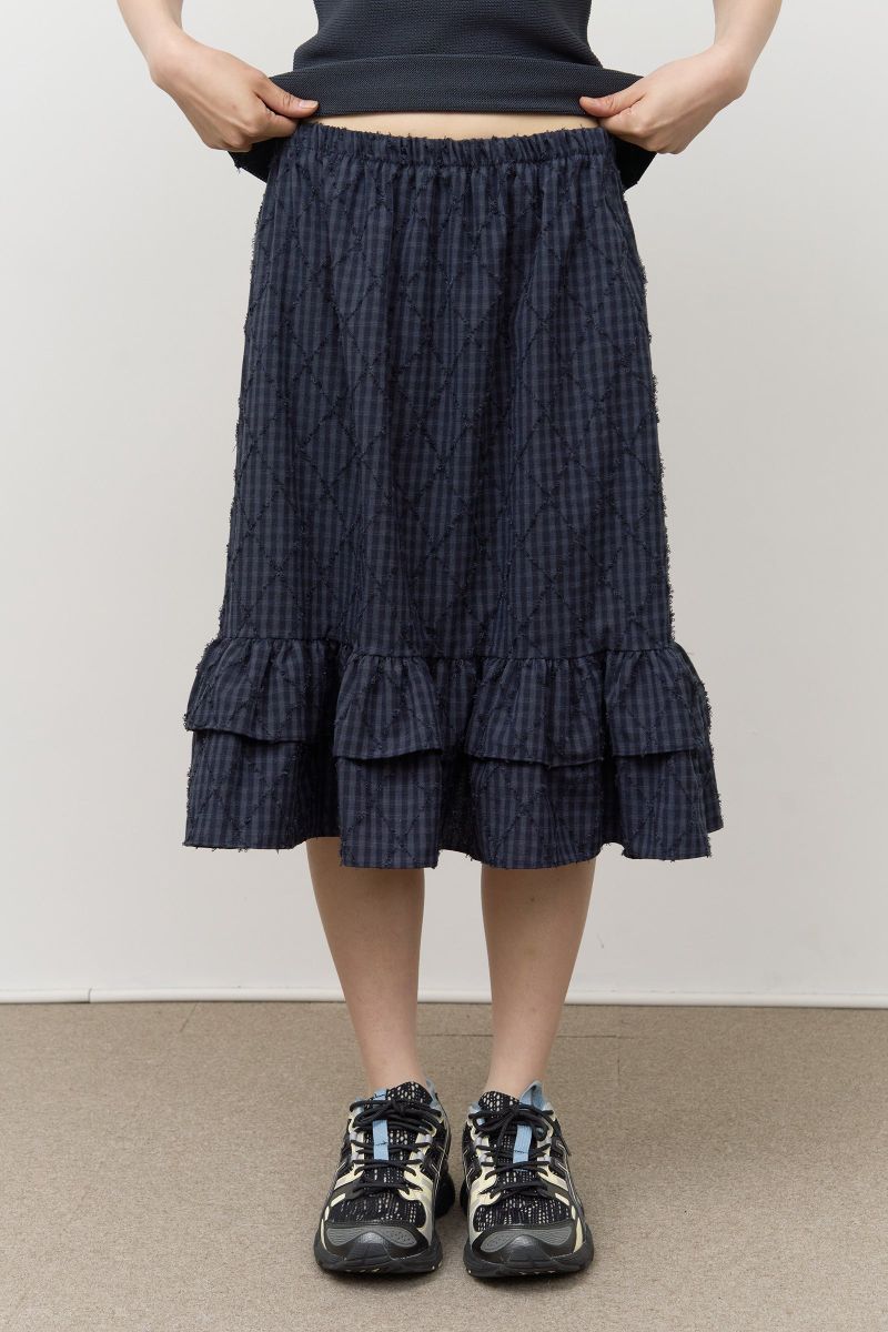 HIFIFNK(ハイファイファンク)の「(W) Mus Checked Skirt(Skirts)」