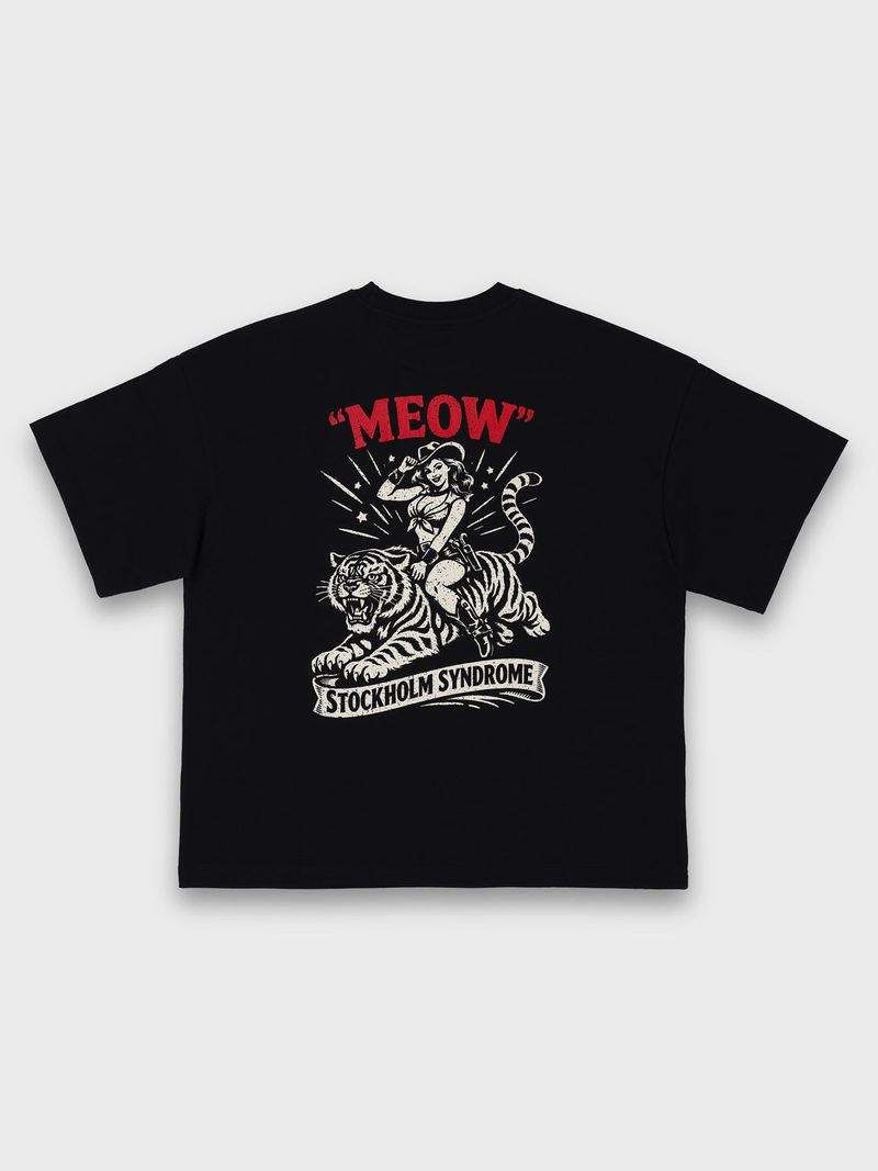 stockholm syndrome（ストックホルムシンドローム）の「タイガールTシャツ - ブラック（トップス）」