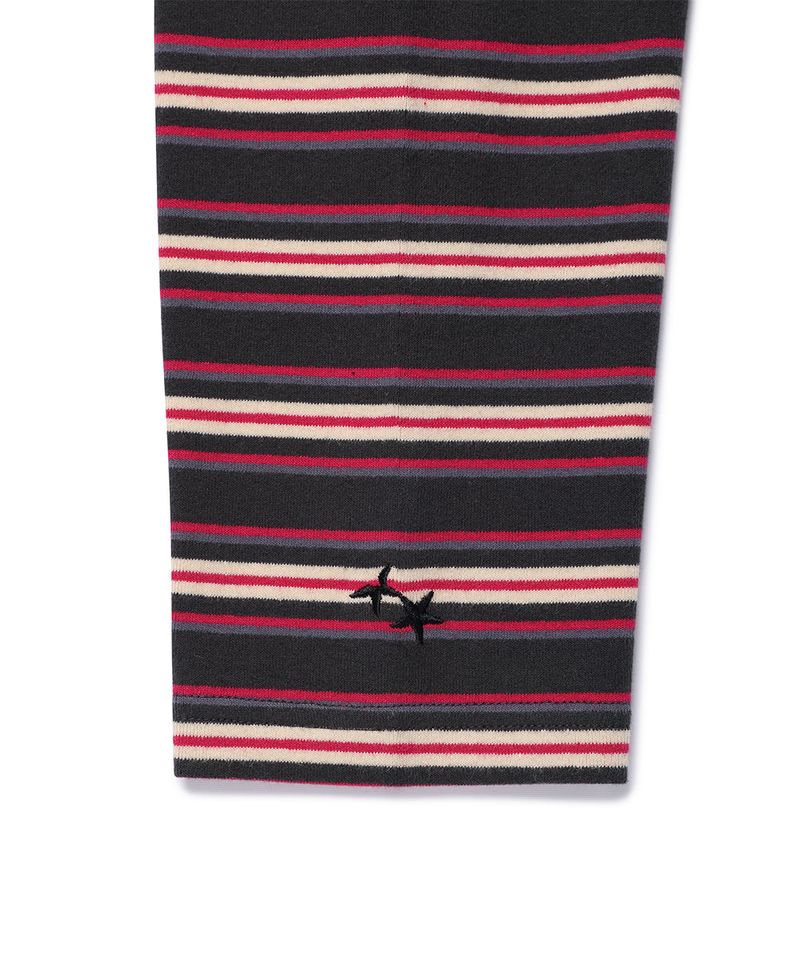 STRIPED STAR RAGLAN LS TEE PURPLE(CV2GFFT561A)