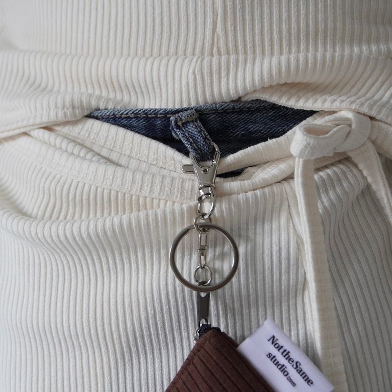 Mini keyring pouch 'Chocolate'