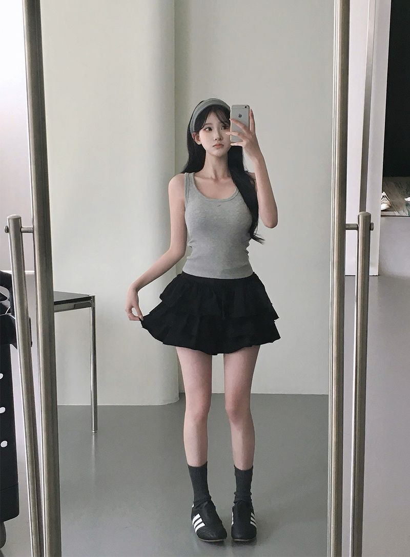 [MADE] Cabbage, Teard Miniskirt Pants