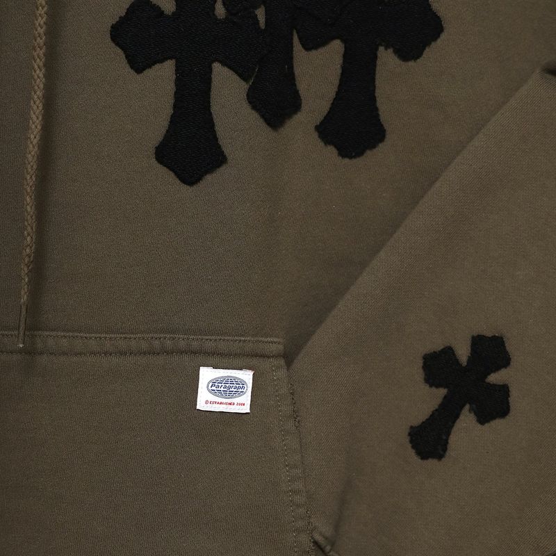PARAGRAPH CROSS HOODIE