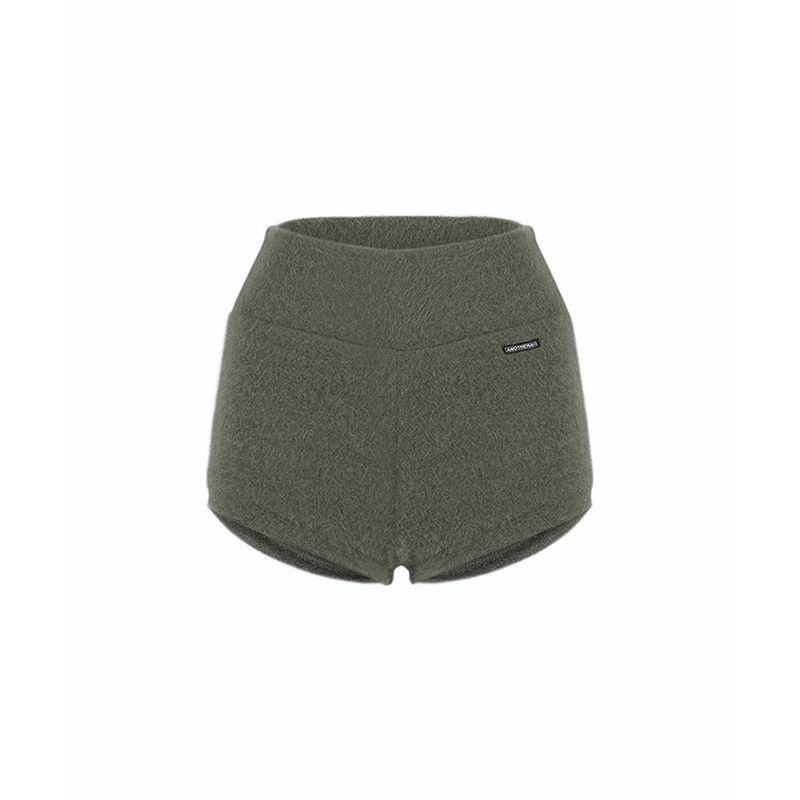 ANOTHERA(アナザーエー)の「ANGORA MICRO SHORTS_Khaki(Pants)」