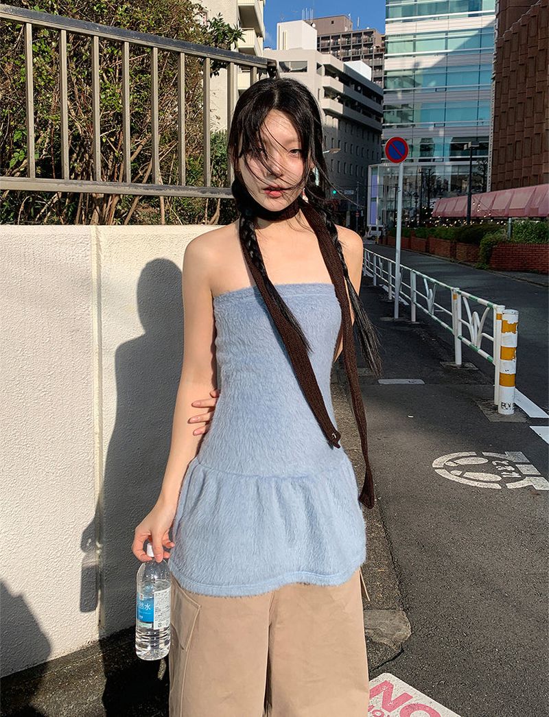 SLIM KNIT MUFFLER (7C)