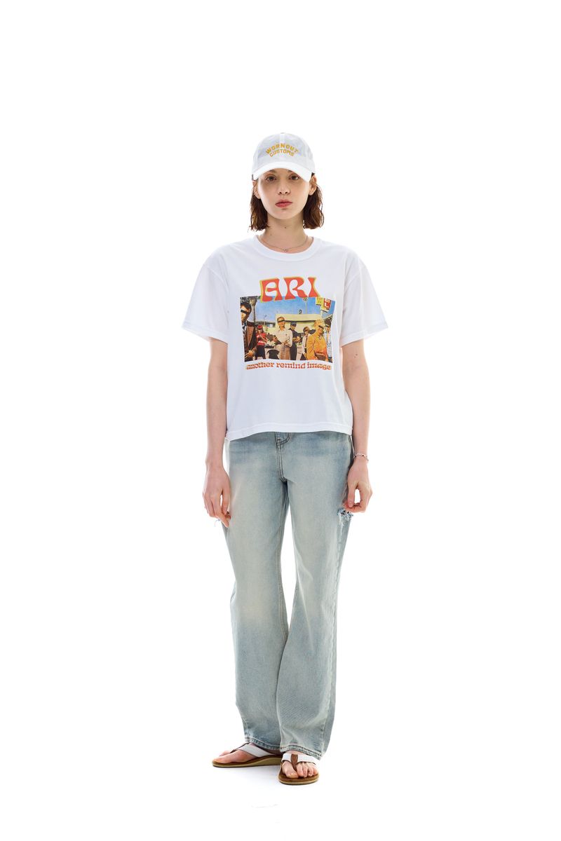 NAUGHTY PRINTING T-SHIRT
