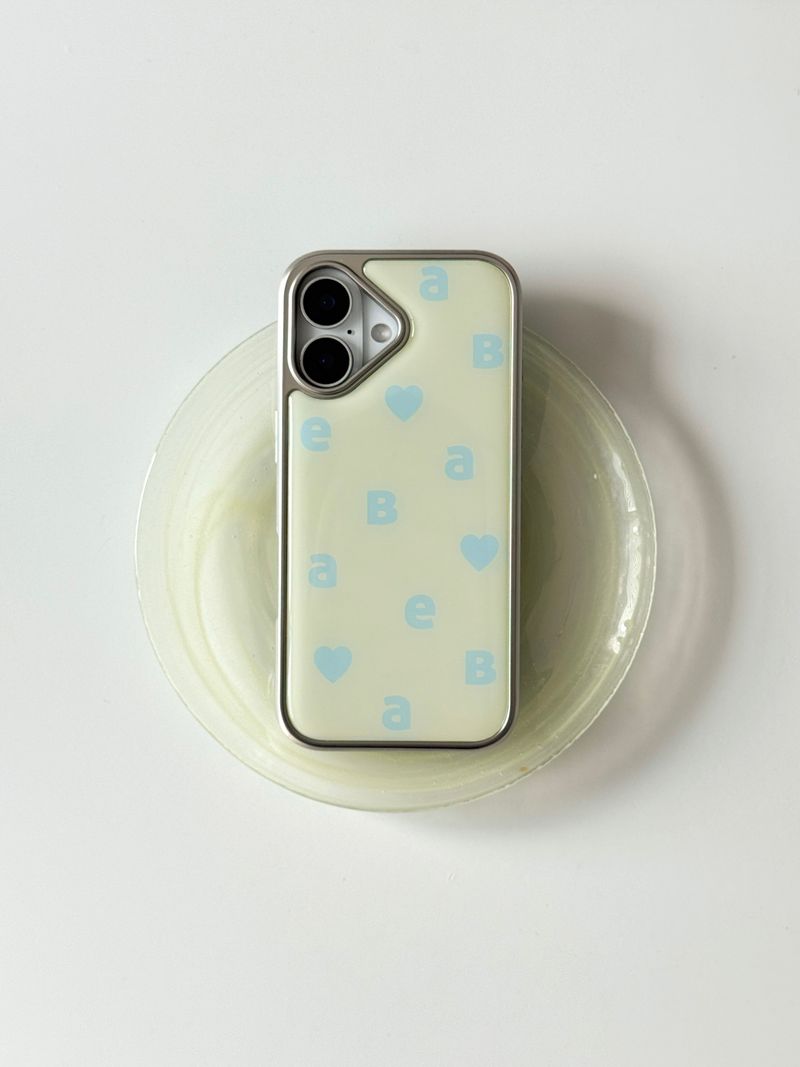 NEW LOGO Lemon Blue Silver Epoxy Case