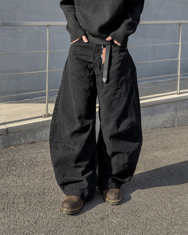 OVRUNE Panel Curved Cotton Pants