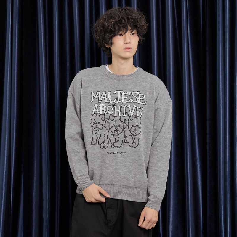 Maltese Archive Line Graphic Knit Ver.2