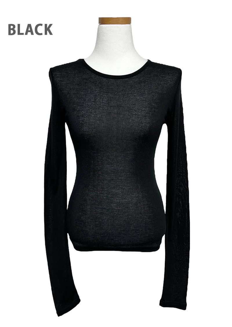 TENCEL LAYERED LONG SLEEVE (11C)