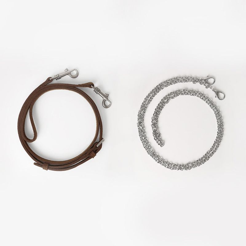 HEART SUEDE MINI BAG (BROWN)