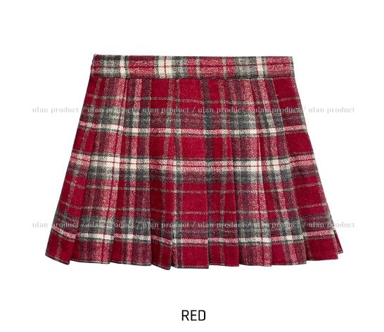 Mori Check Tennis Skirt