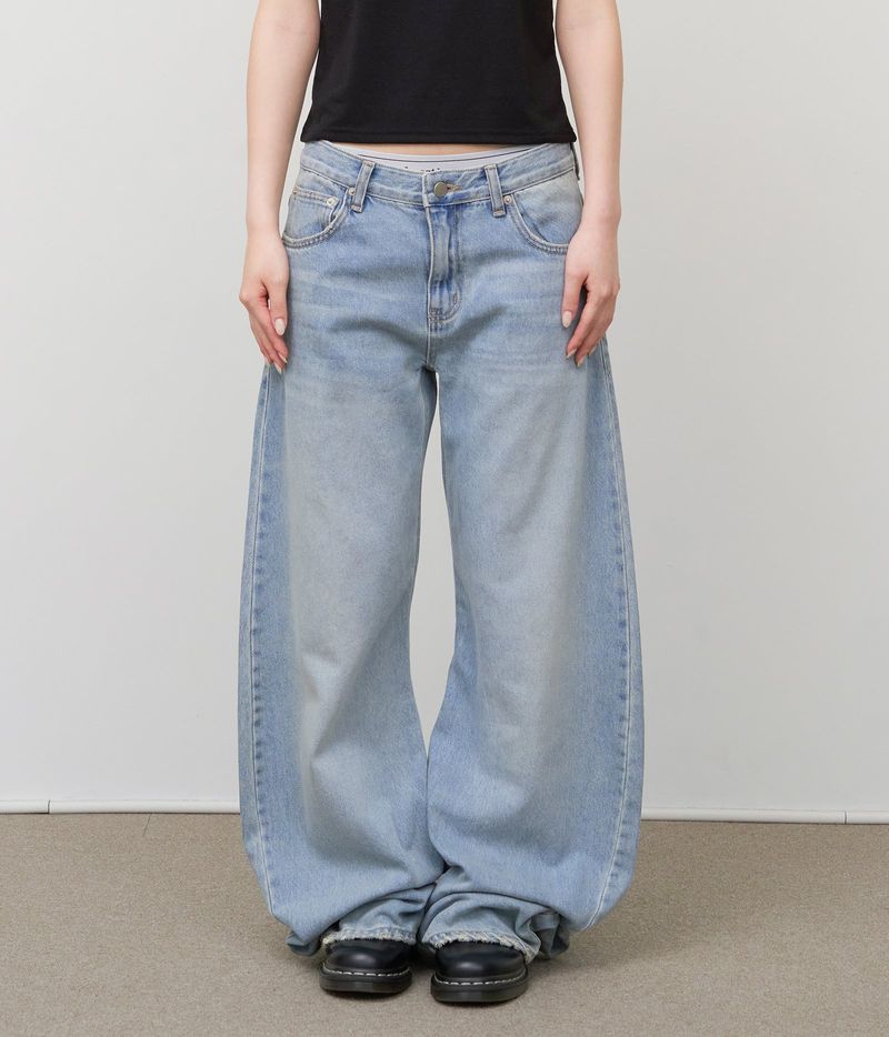HIFIFNK(ハイファイファンク)の「(W) Kate Wide Denim(Pants)」