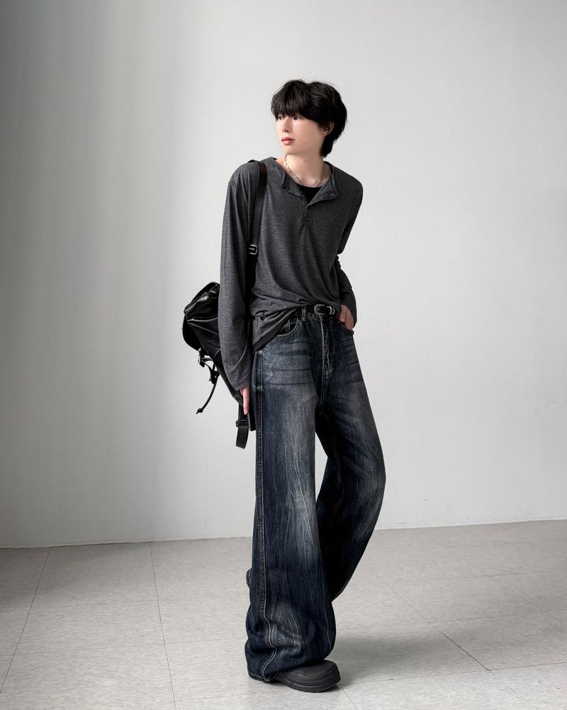 Miake Washing Flare Denim