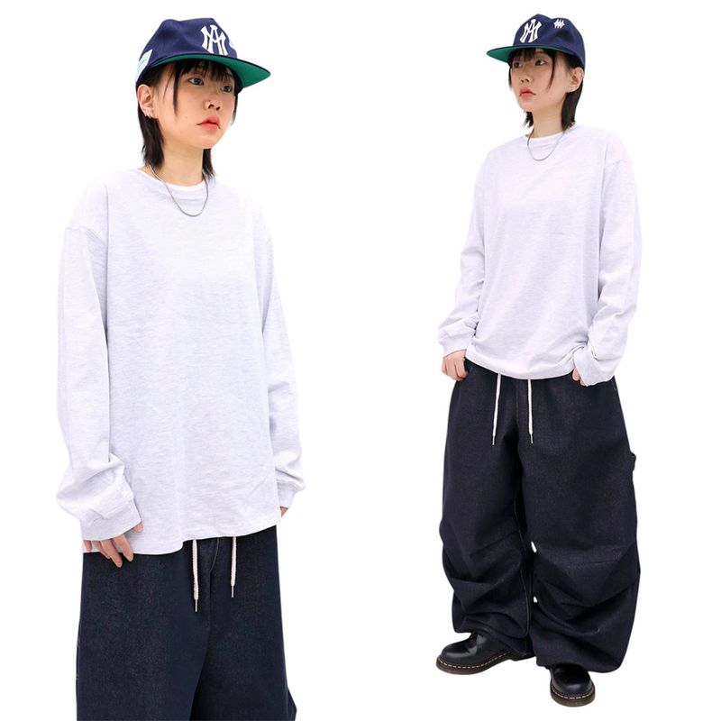 Basic Double Layered Long Sleeve Tee