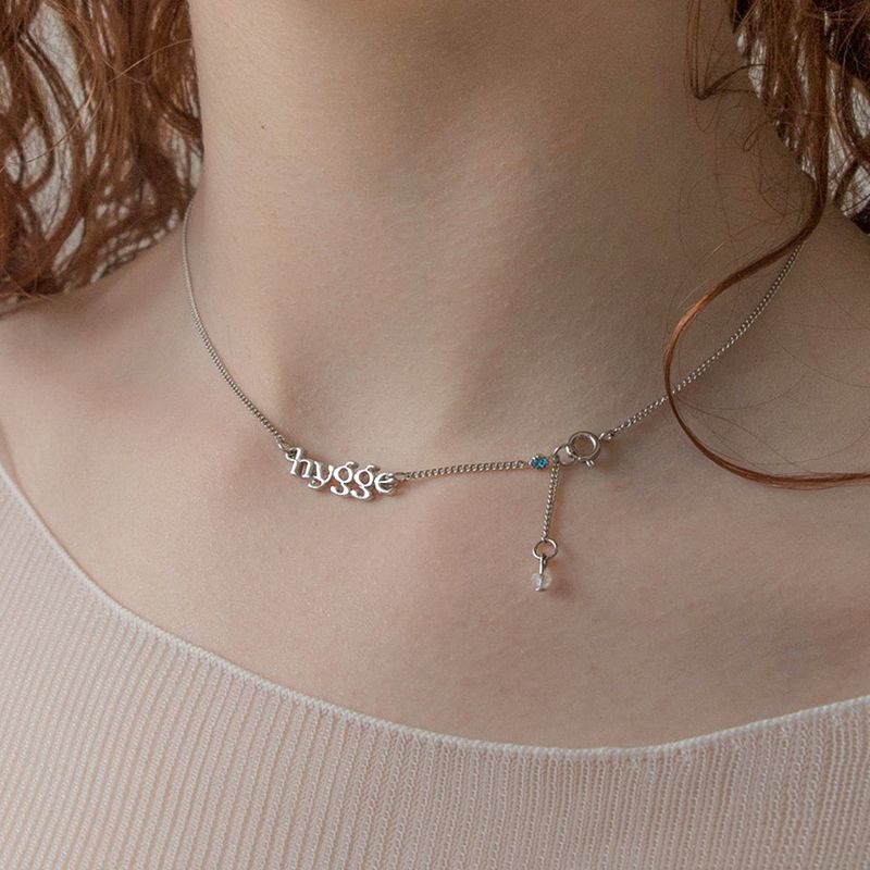 MerryMotive(メリーモチーブ)の「Hygge life slim chain necklace (silver)(Accessories)」