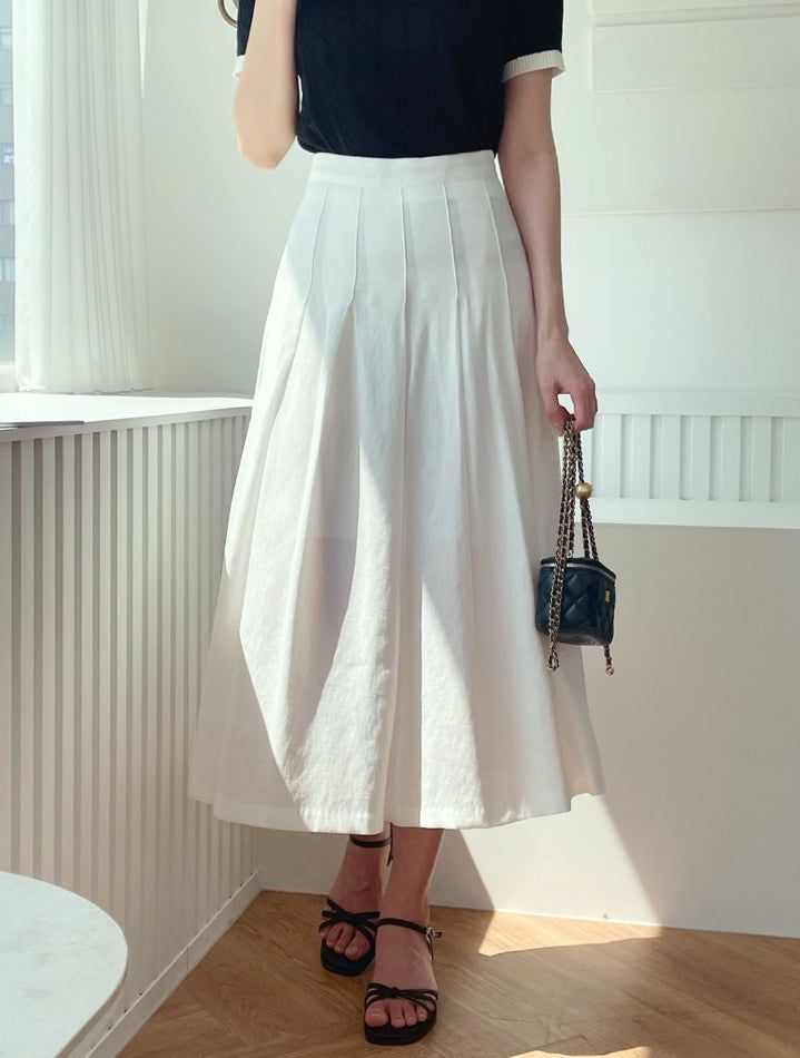 Rael Cable Color Matching Open Collar Knit