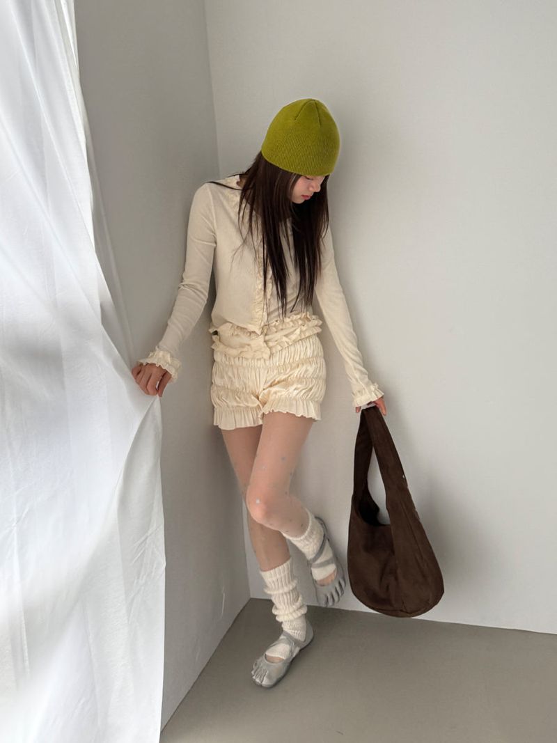 lady frill cardigan 