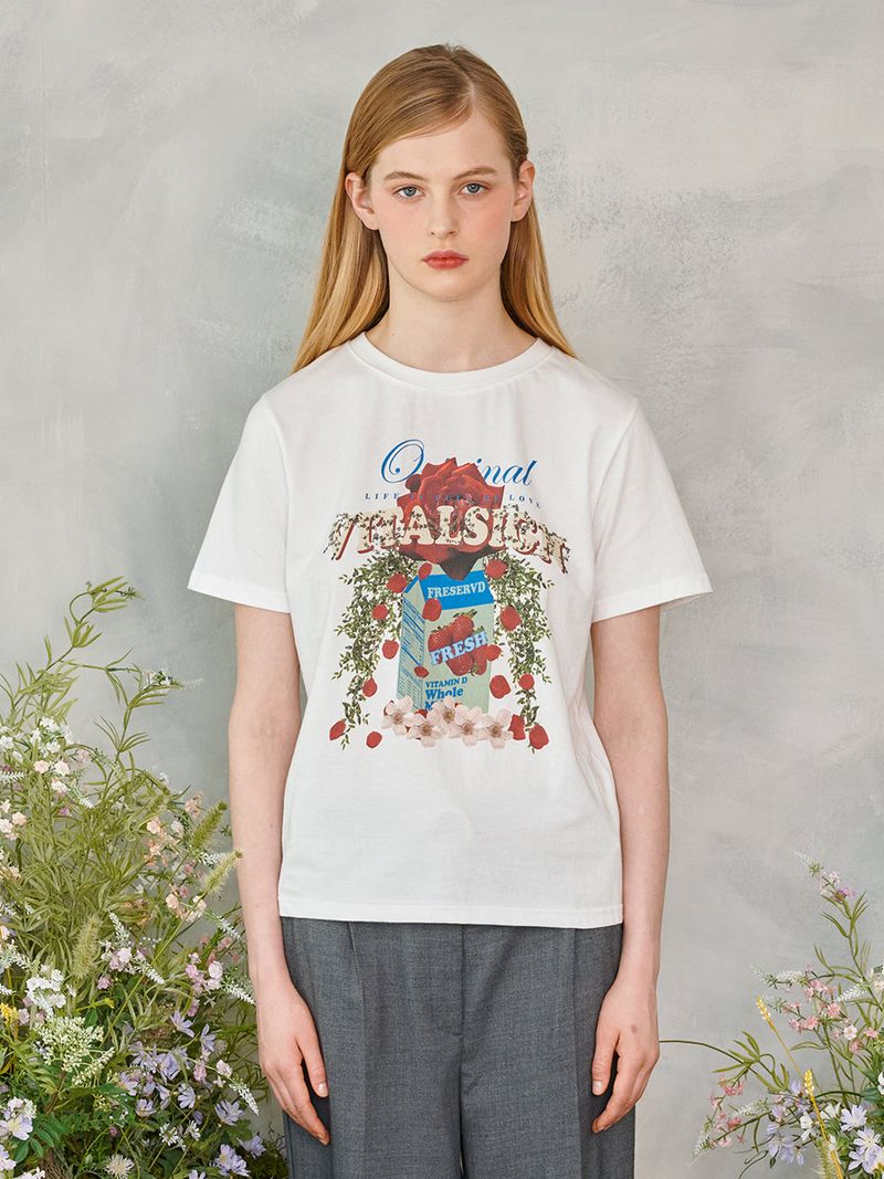 Rose Garden T-Shirt (Ivory)