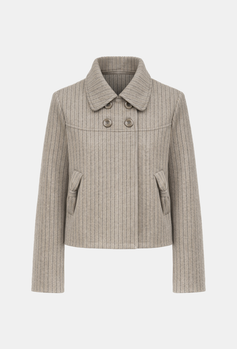 Mila Stripe Short Jacket