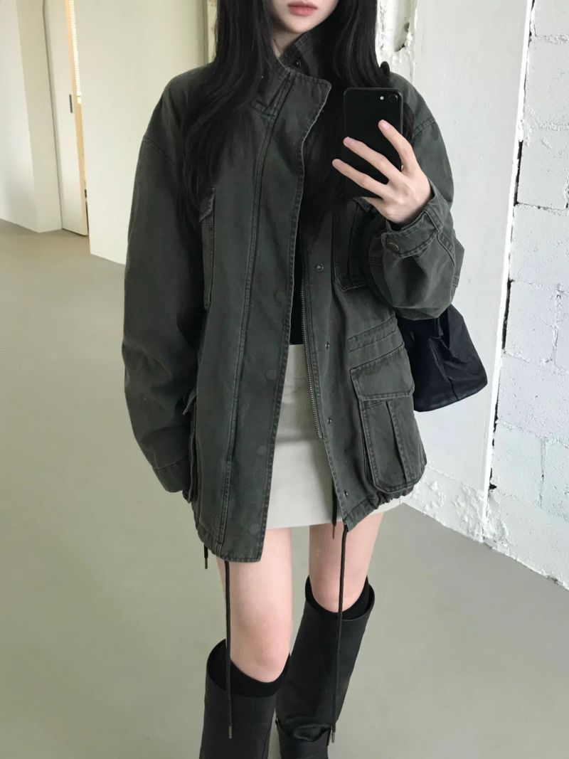 Washed Field Jacket (2 colors)