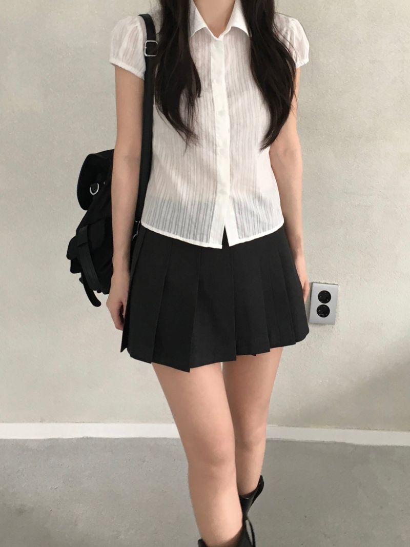 Elly Puff Blouse (2 colors)