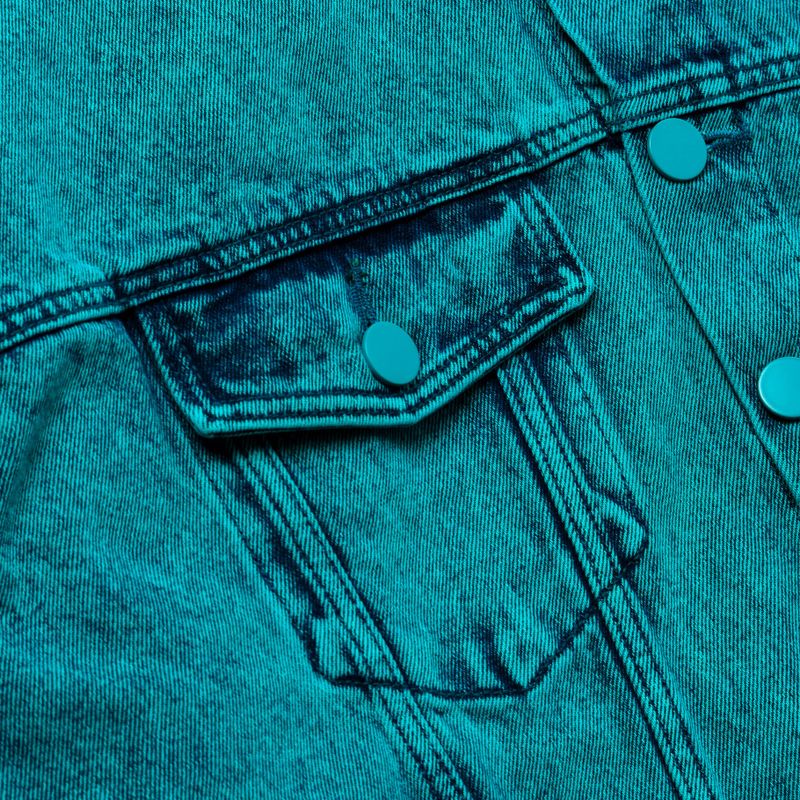 SOJU DENIM CROP TRUCKER JACKET