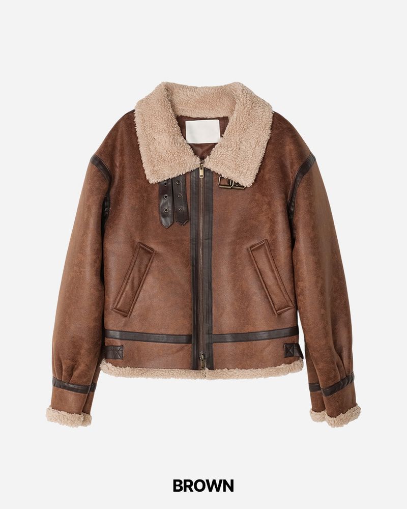 Dual Crop Leather Mustang